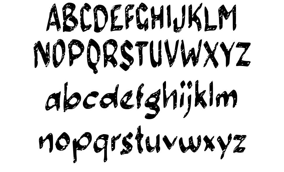c Crocoa font Örnekler