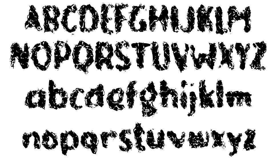 c Cukup Dingin font specimens