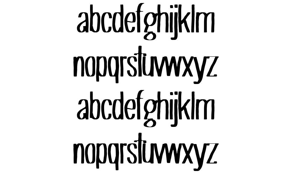 Caballito font Örnekler