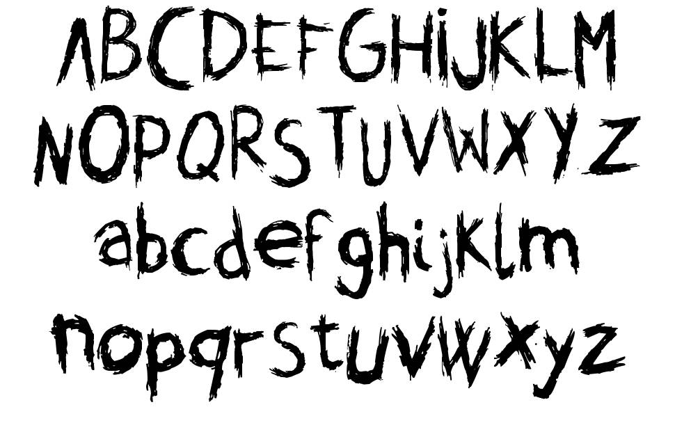 Cabanyal Z font Örnekler