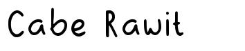 Cabe Rawit font