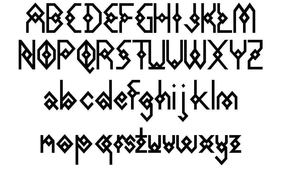 Cabella 字形 标本