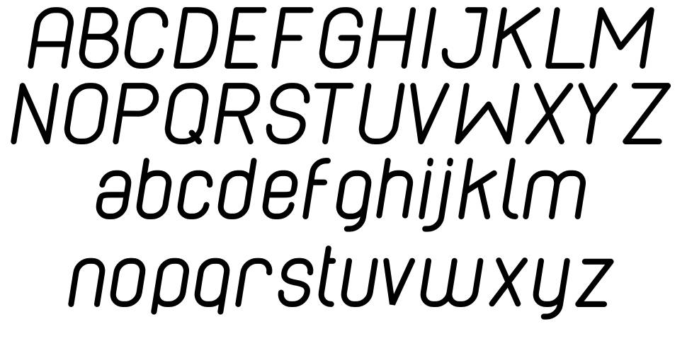 Cabo Rounded font Örnekler