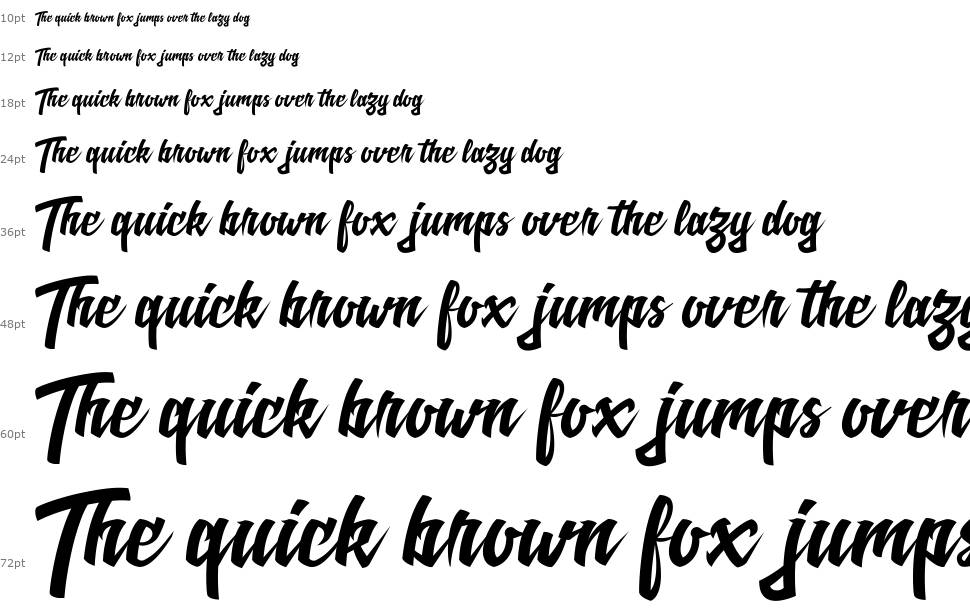 Cadass Script font Şelale