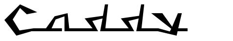 Caddy шрифт