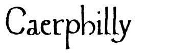 Caerphilly 字形