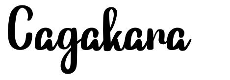 Cagakara font
