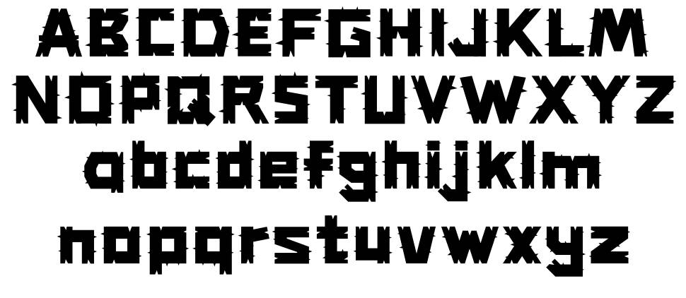 Cagtus font specimens