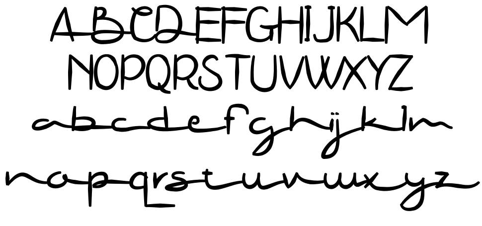Cakama font Örnekler