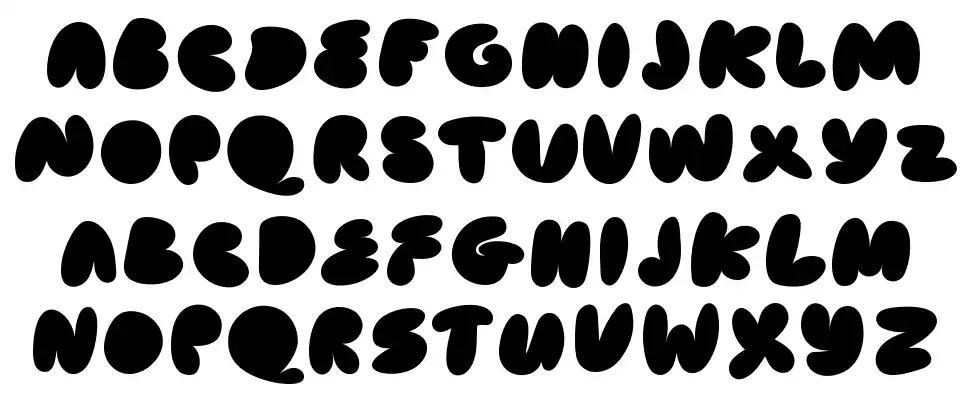 Cake Bakefont specimens