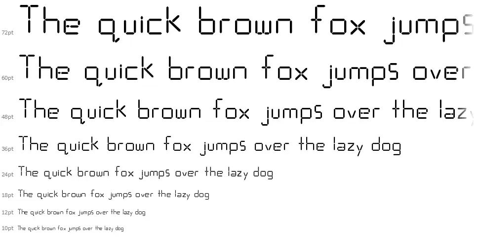 Calculator font by Artsy-Antics | FontRiver