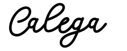 Calega шрифт
