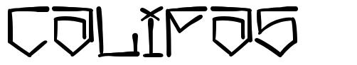 Califas 字形