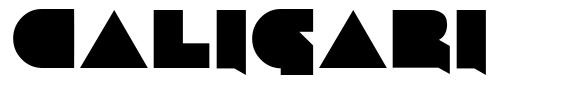 Caligari font