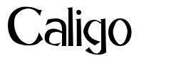 Caligo 字形