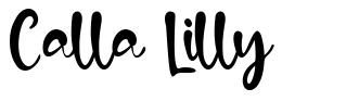 Calla Lilly font