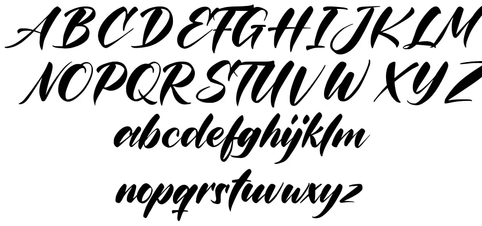 Callatic Edition font Örnekler