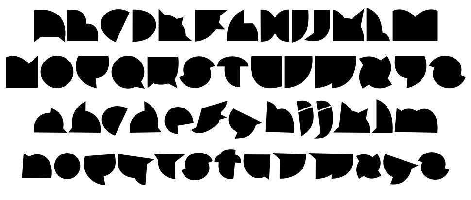 Callejera font specimens