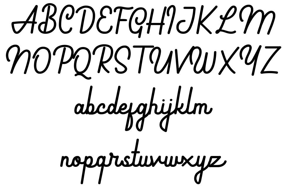Callephane 字形 标本