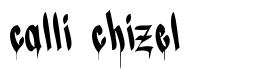 Calli Chizel písmo