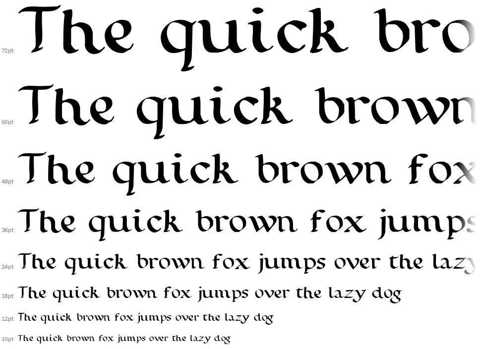 Calligraphy Penfont waterfall