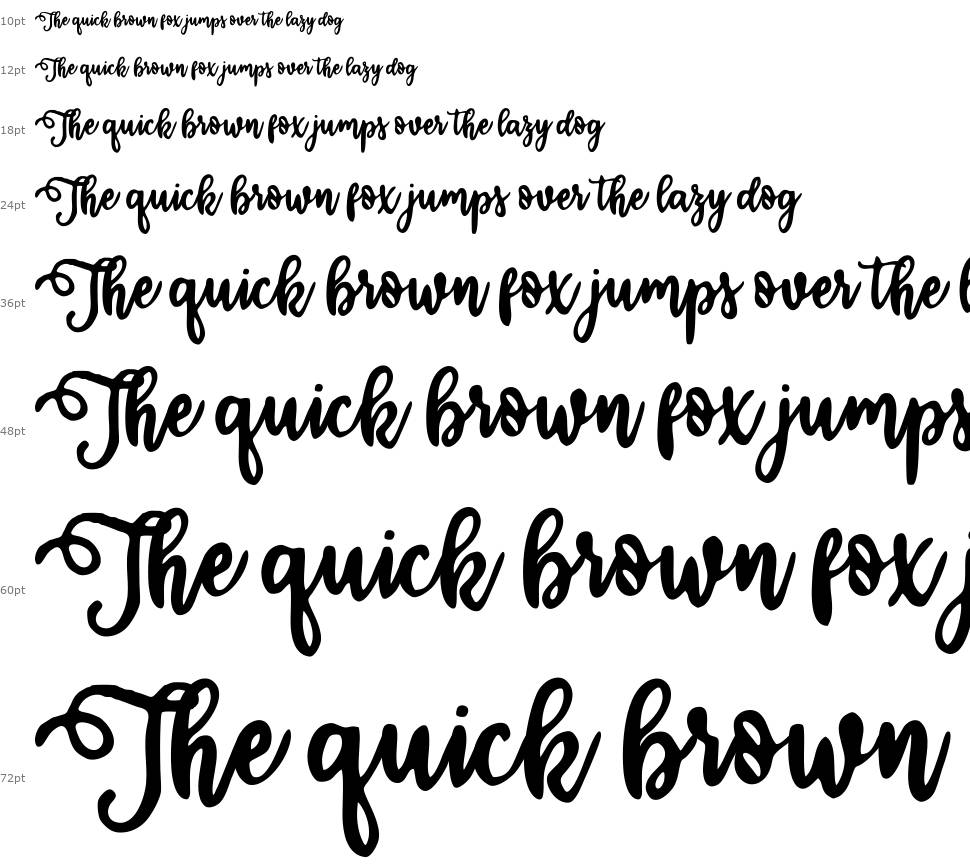 Calligraphy Stye font Şelale