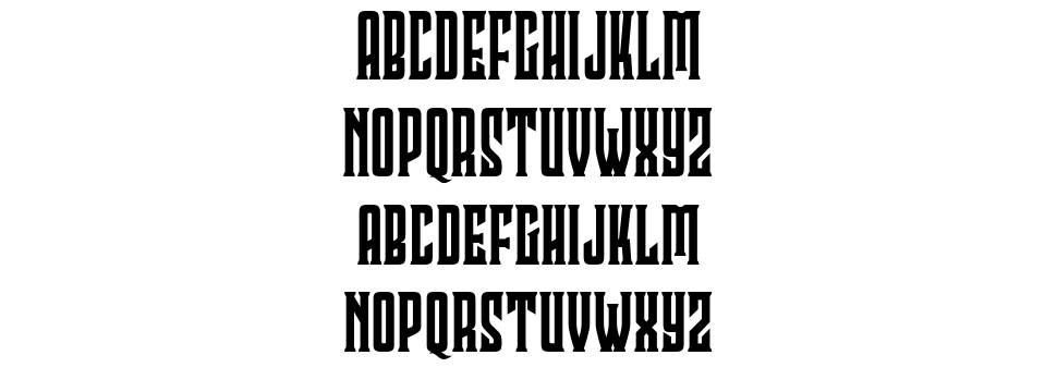 Callioca font Örnekler