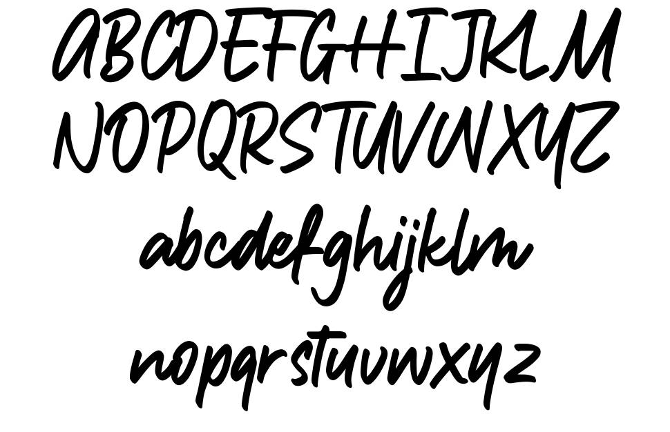 Callmounth font Örnekler