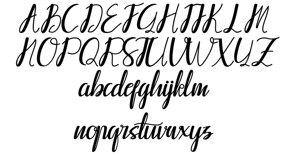 Callpedia Script font Örnekler