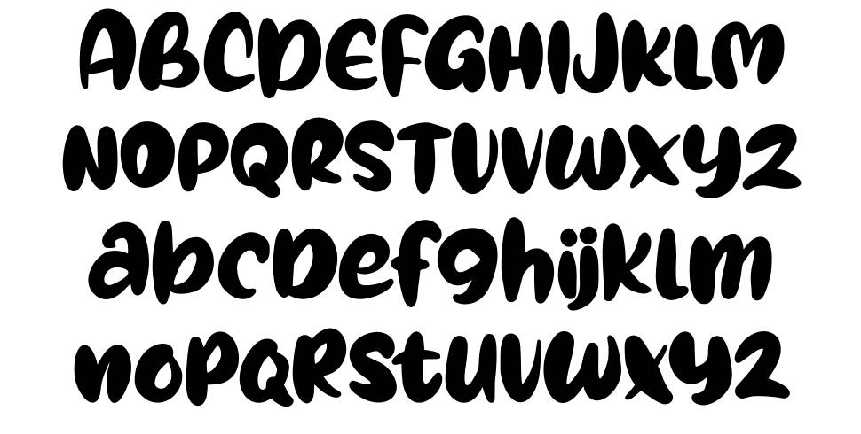 Calose font Örnekler