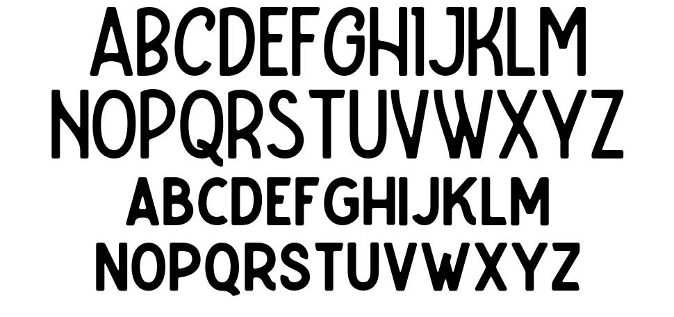 Caltons Typeface font specimens