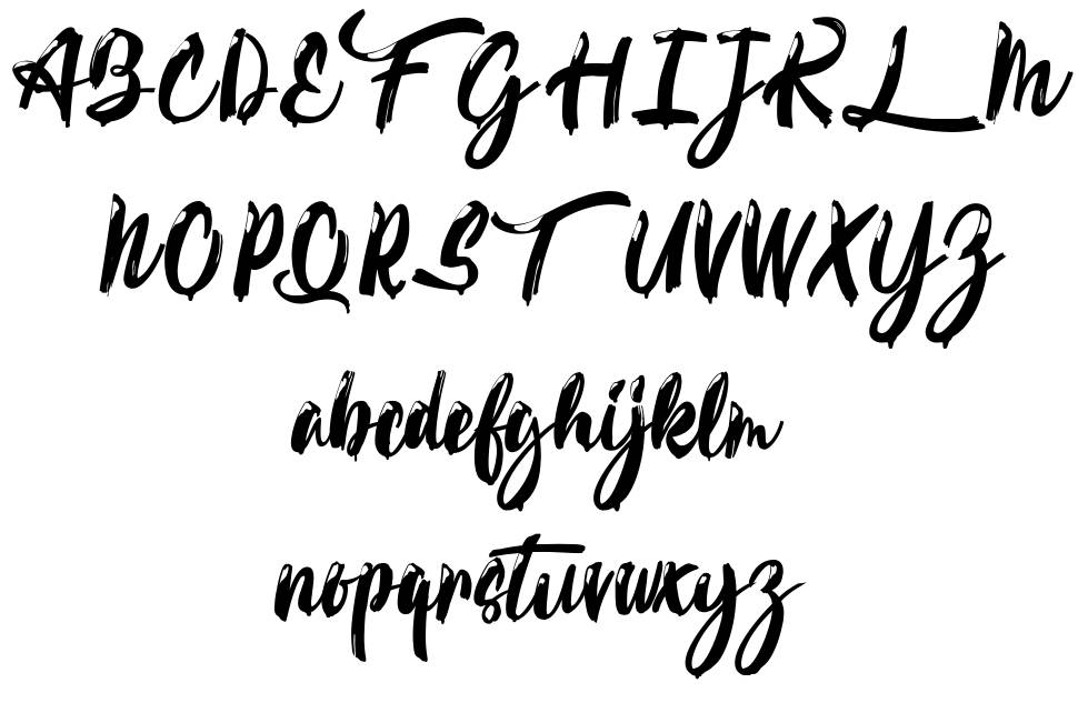 Calypsoka písmo Exempláře