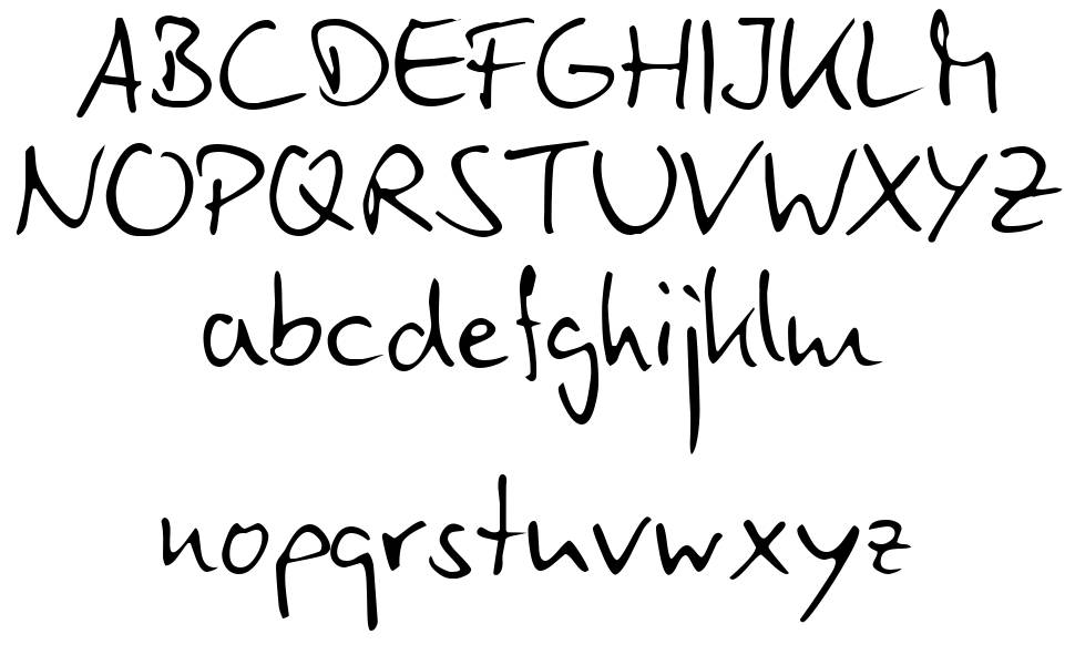 Canadian Penguin font specimens