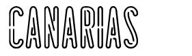 Canarias 字形