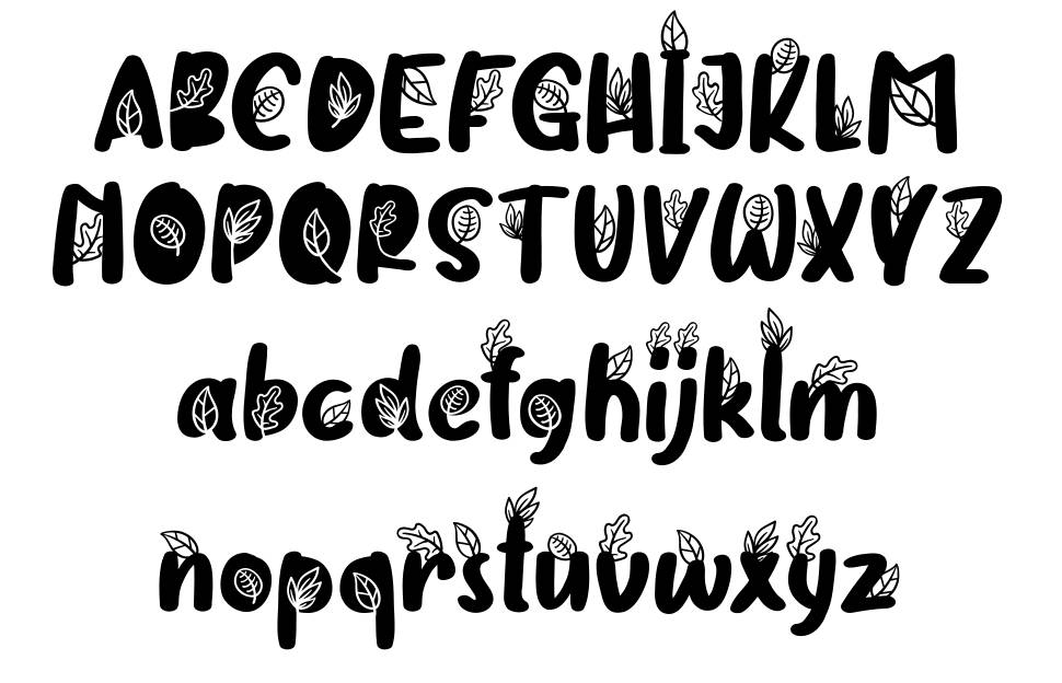 Candreeva font Örnekler