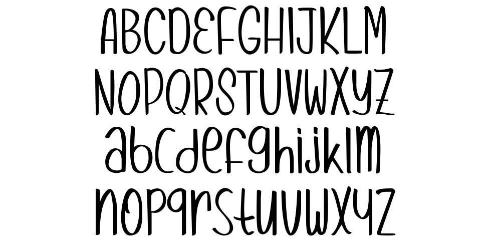 Candy Berries font specimens