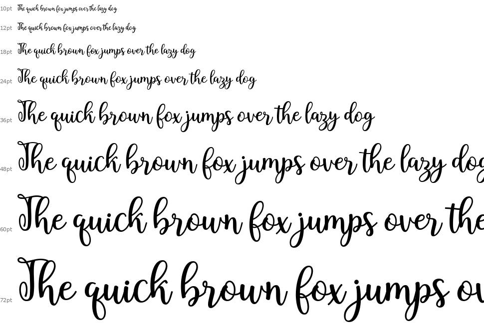 Candylove font Waterfall