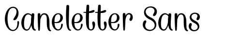 Caneletter Sans 字形