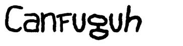 Canfuguh 字形