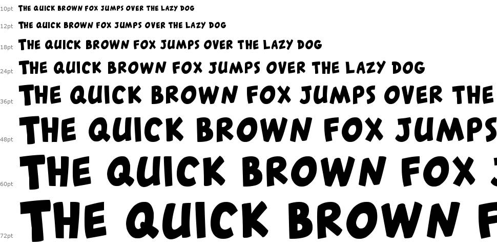 Canted FX font Waterfall