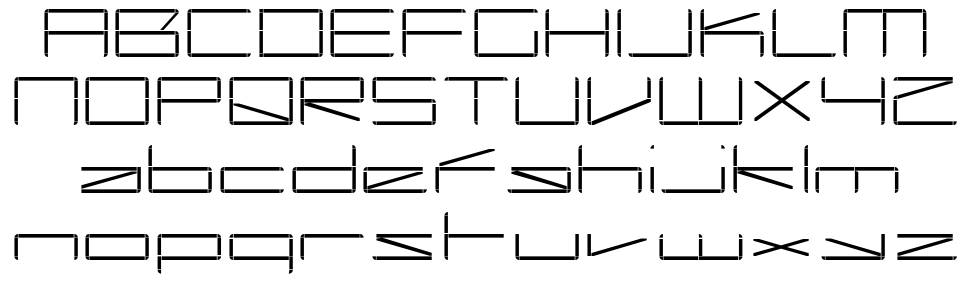 Capacitor-Regular font specimens