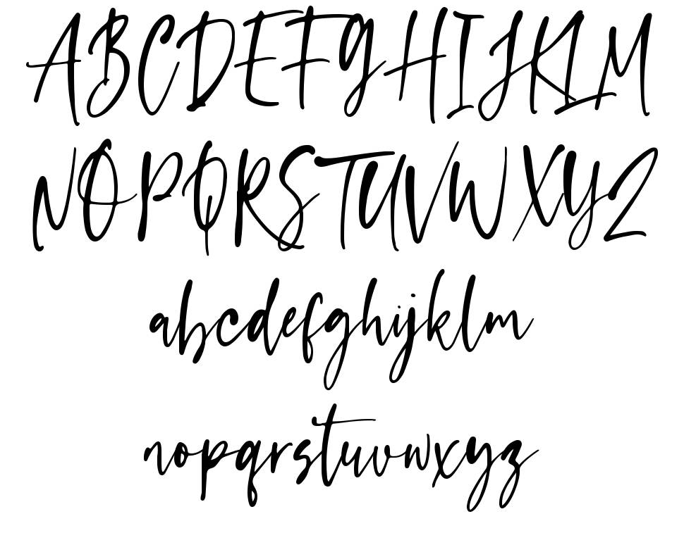 Capappa font Örnekler