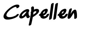 Capellen шрифт