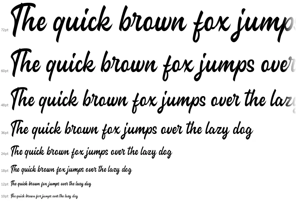 Capenhood Handletterfont waterfall