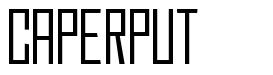 Caperput font