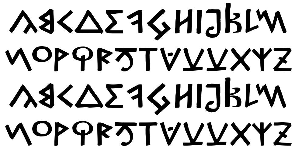 Capitalis Goreanis フォント 標本