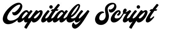 Capitaly Script font