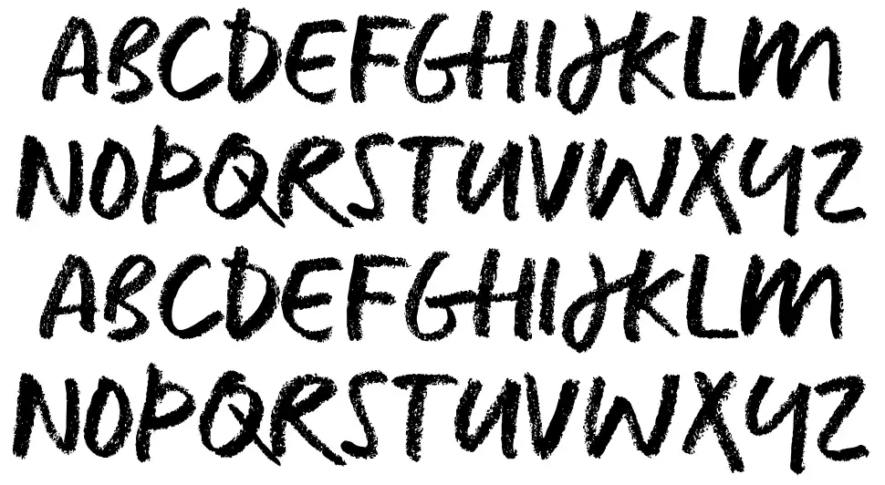 Caput schriftart vorschau