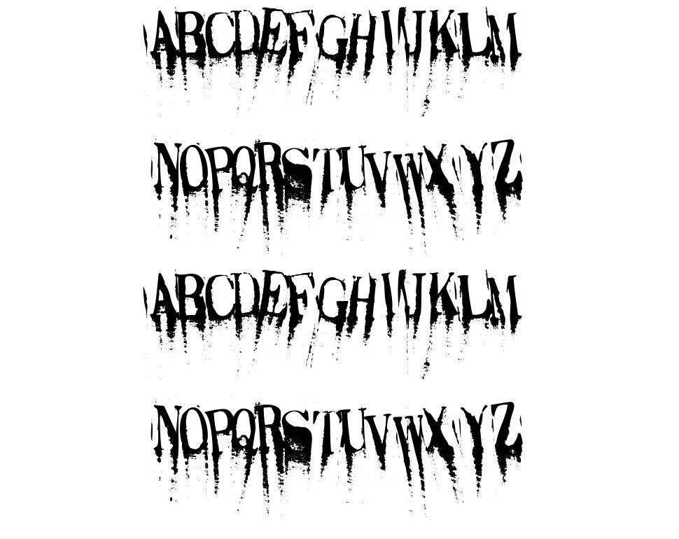 Caracura font Örnekler