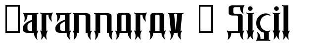 Carannorov / Sigil フォント